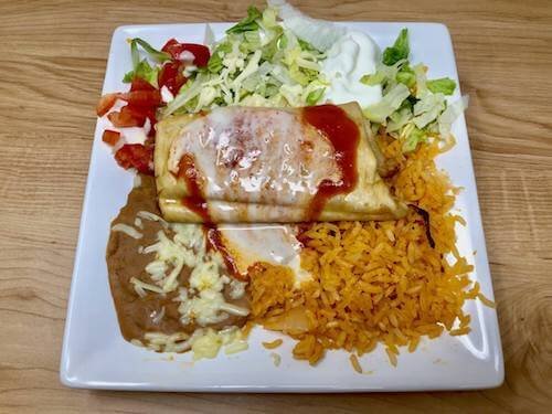 Lunch Chimichanga