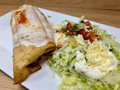 Seafood Chimichanga